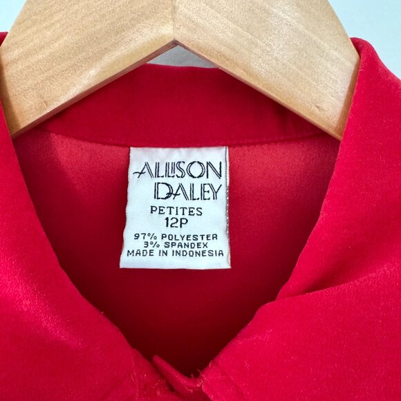 Allison Daley Velour Button Up Shirt (12P) - Picture 9 of 11